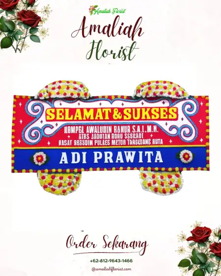 Papan Bunga Ucapan Selamat Kawo